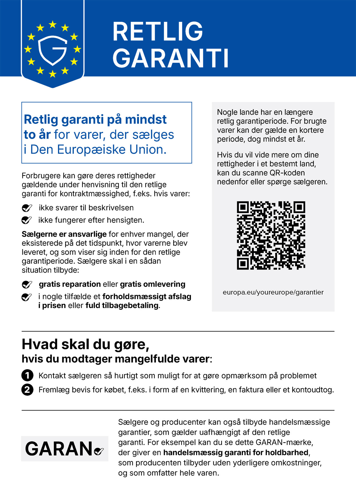 Gesetzliche Gewährleistung