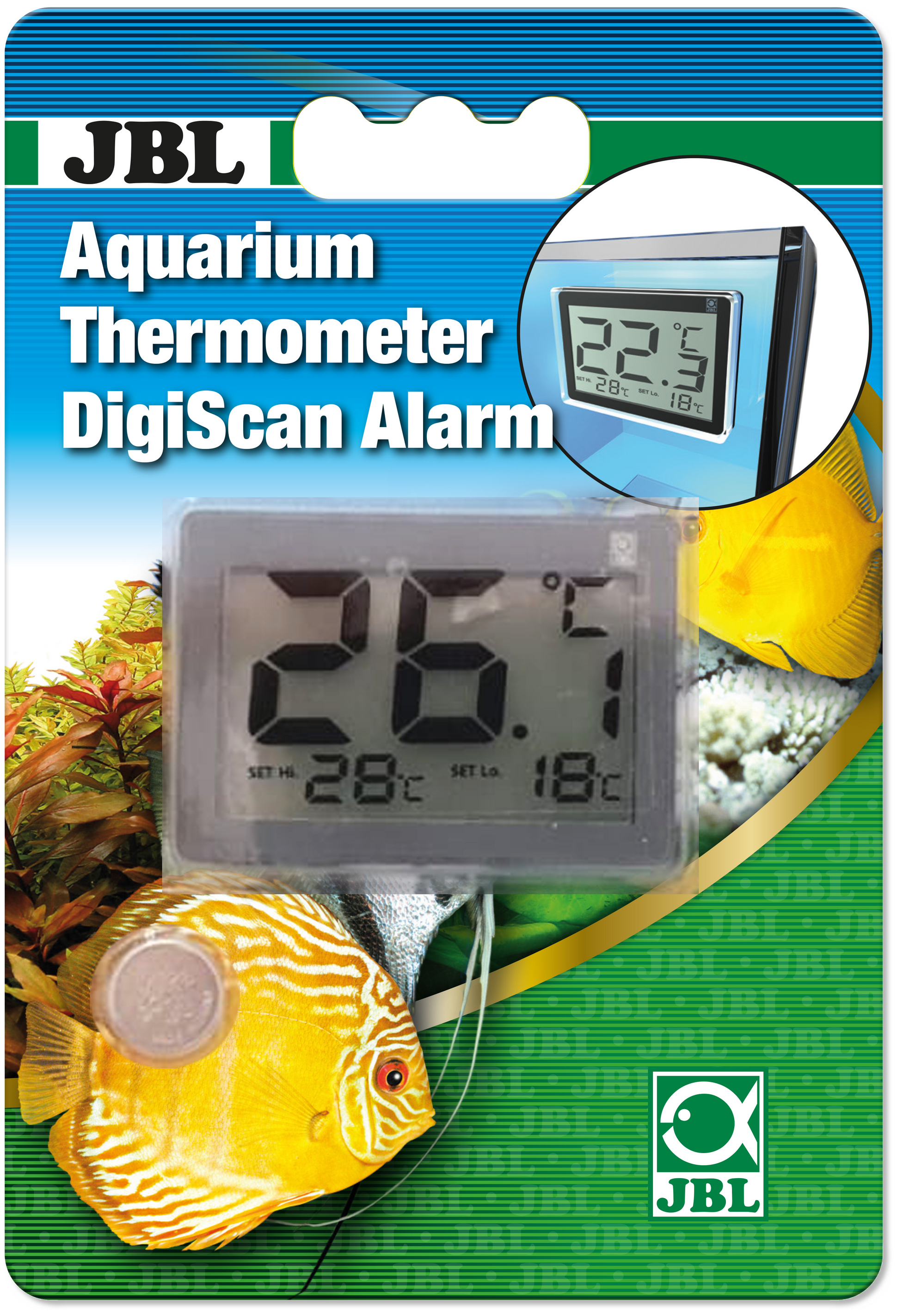 JBL Aquarium Thermometer DigiScan Alarm