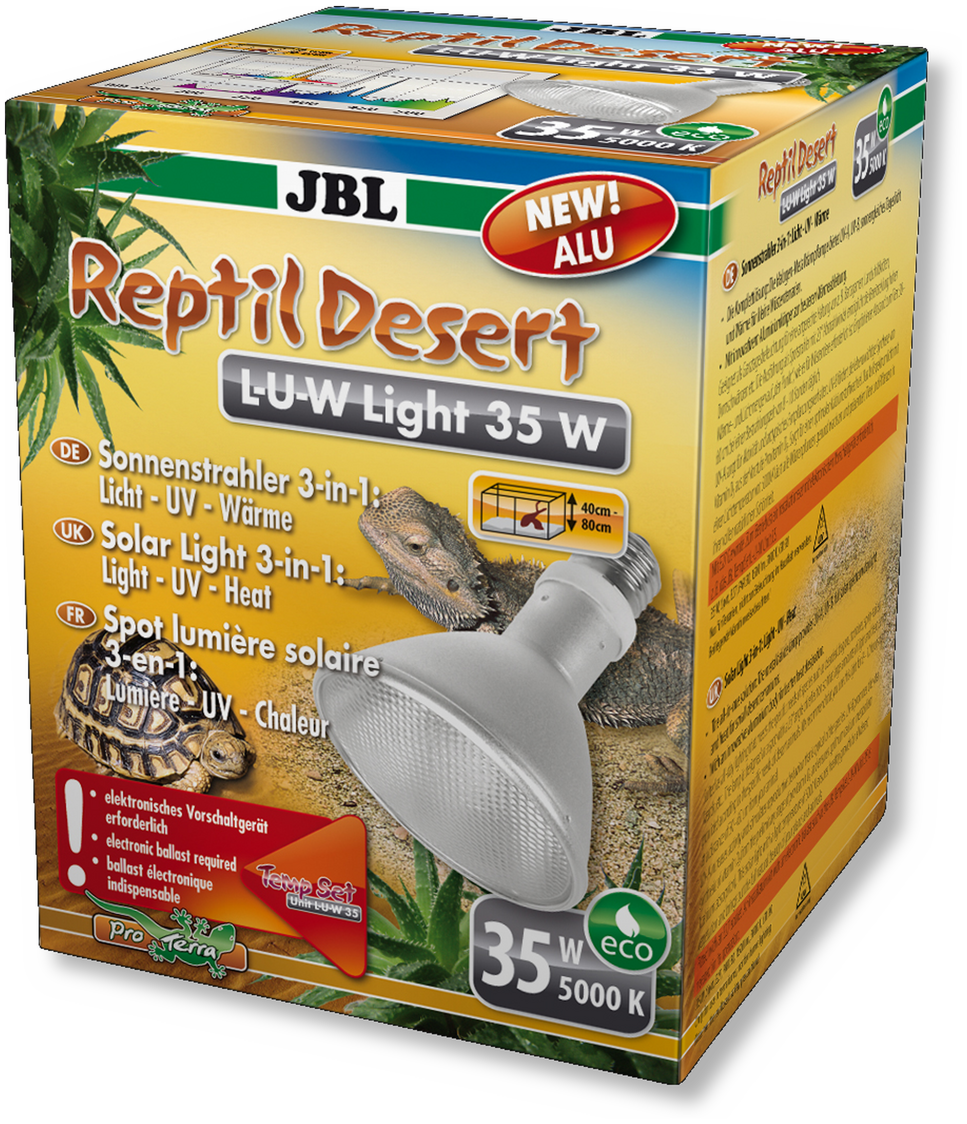 Mangel woede Anoniem JBL ReptilDesert L-U-W Light alu