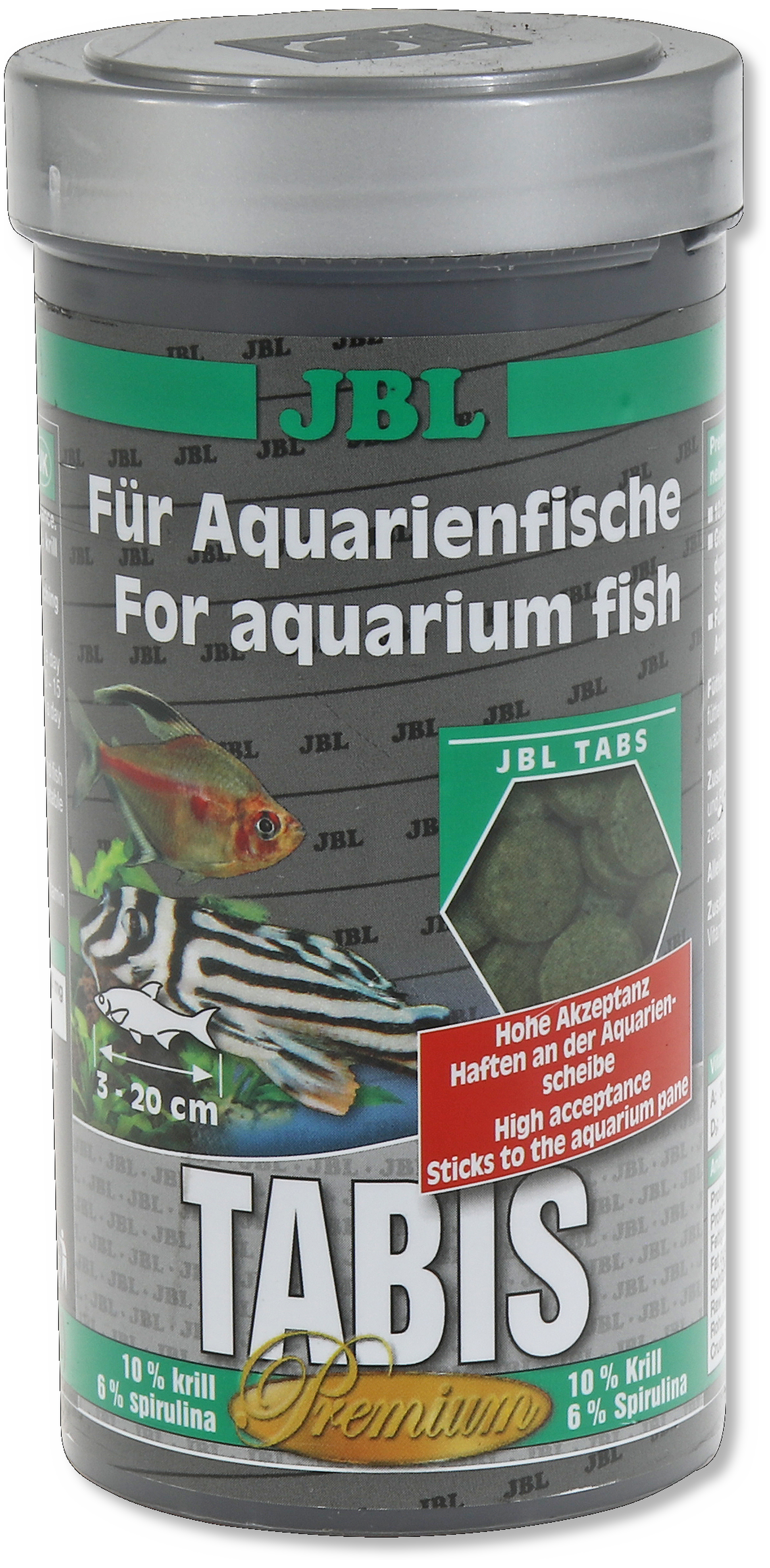JBL tabis premium-alimentación animal comprimidos con exclusivo en diferentes cantidades de contenido