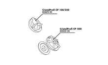 Impeller cover + seal f. JBL CP 120/250, 2 models 