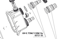 JBL AC UV-C 72/110 W Tuleje do węża 2