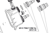 JBL AC UV-C 72/110 W Buchas para mangueira 2