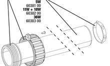 JBL PC UV-C 5W kuvars cam piston seti