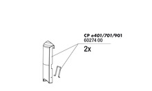 JBL CP e4/7/901, kit 2 clips pour boîtier