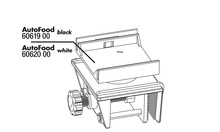 JBL AutoFood WHITE Halterung komplett, 1 Set