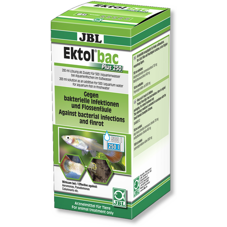 Ektol bac Plus 250 Remedy for bacterial infections aquarium