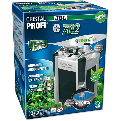 JBL CRISTALPROFI e702 greenline External filter for aquariums from 60 200 litres