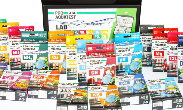 Test Aquarium Jbl Testeur Eau Aquarium JBL ProAquaTest LAB - Analyse Qualité Eau Kit Test Eau JBL Professionnel