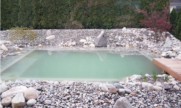 Kalkausfällungen im Teich Woher kommt die Trübung?