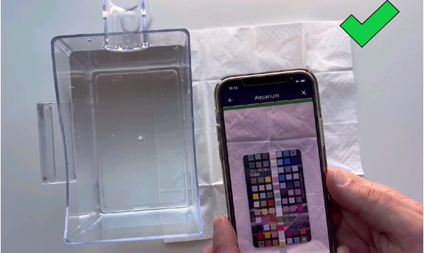 JBL ProScan Watertest met smartphone-evaluatie voor zoet water