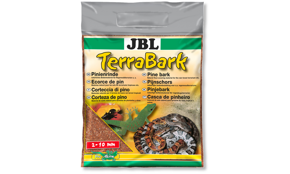 Pinienrinde 5 l für Wald und Regenwaldterrarien 2-10 mm JBL TerraBark 71021 Bodensubstrat 
