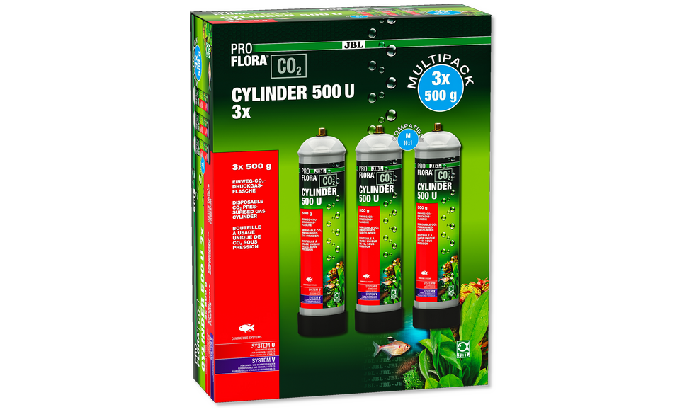JBL PROFLORA CO2 CYLINDER 500 U 3x