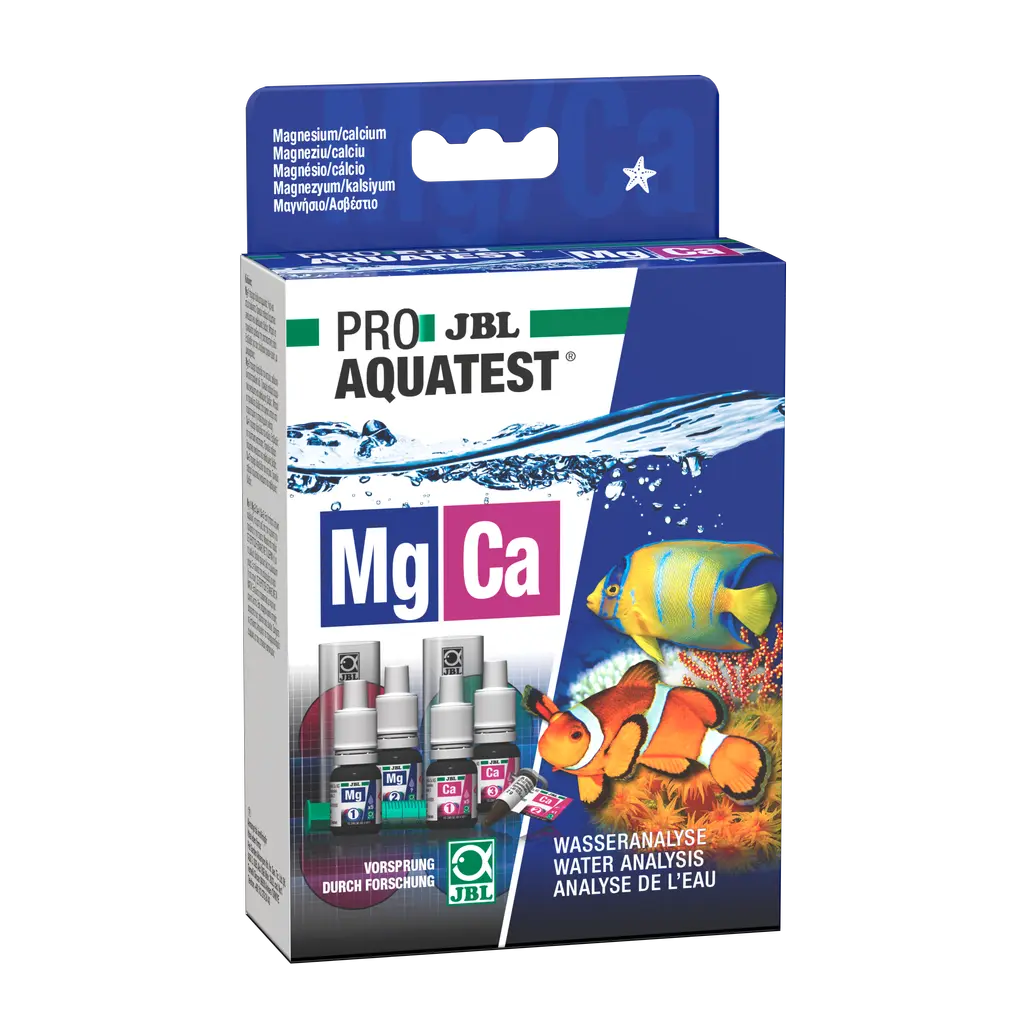 Simple and reliable monitoring of aquarium water values. Determination of the optimum magnesium and calcium values for strong and healthy growth of corals and calcareous red algae.