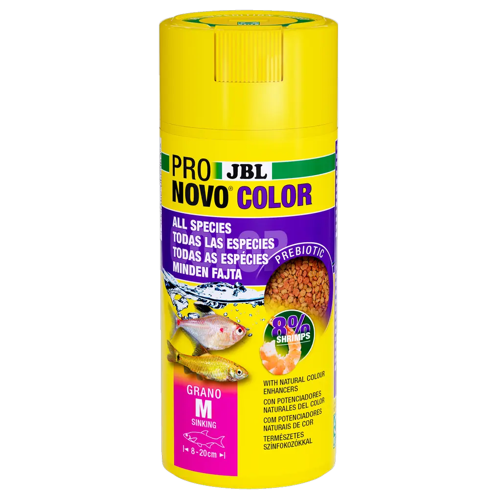 Strong colour development in aquarium fish thanks to high-quality, natural astaxanthin (a carotene) from krill shrimp