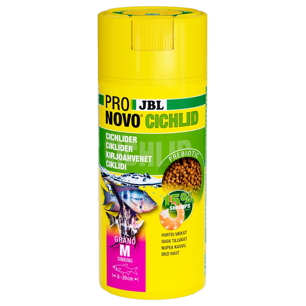 Prebiotic & sinking aquarium fish food: Special fibre in the food provides the beneficial intestinal bacteria with nourishment for healthy digestion.
