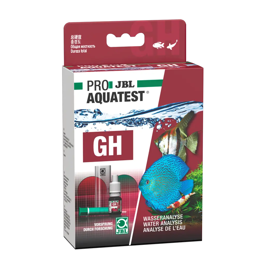 Simple and reliable monitoring of water values in ponds/aquariums. Determination of the optimum total hardness for freshwater aquariums and ponds.
