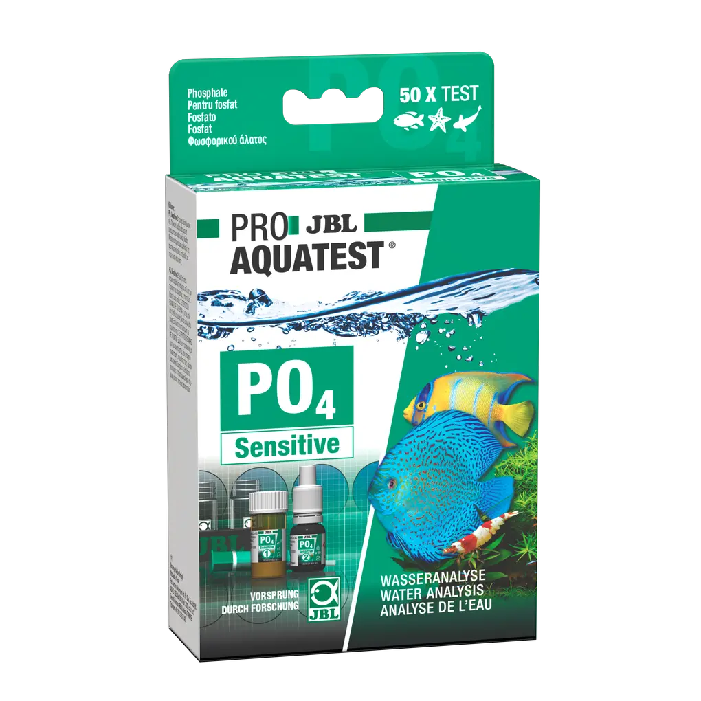 Determinação do valor de fosfato para um crescimento ideal das plantas ou possível causa de algas em água doce/salgada e lagoas