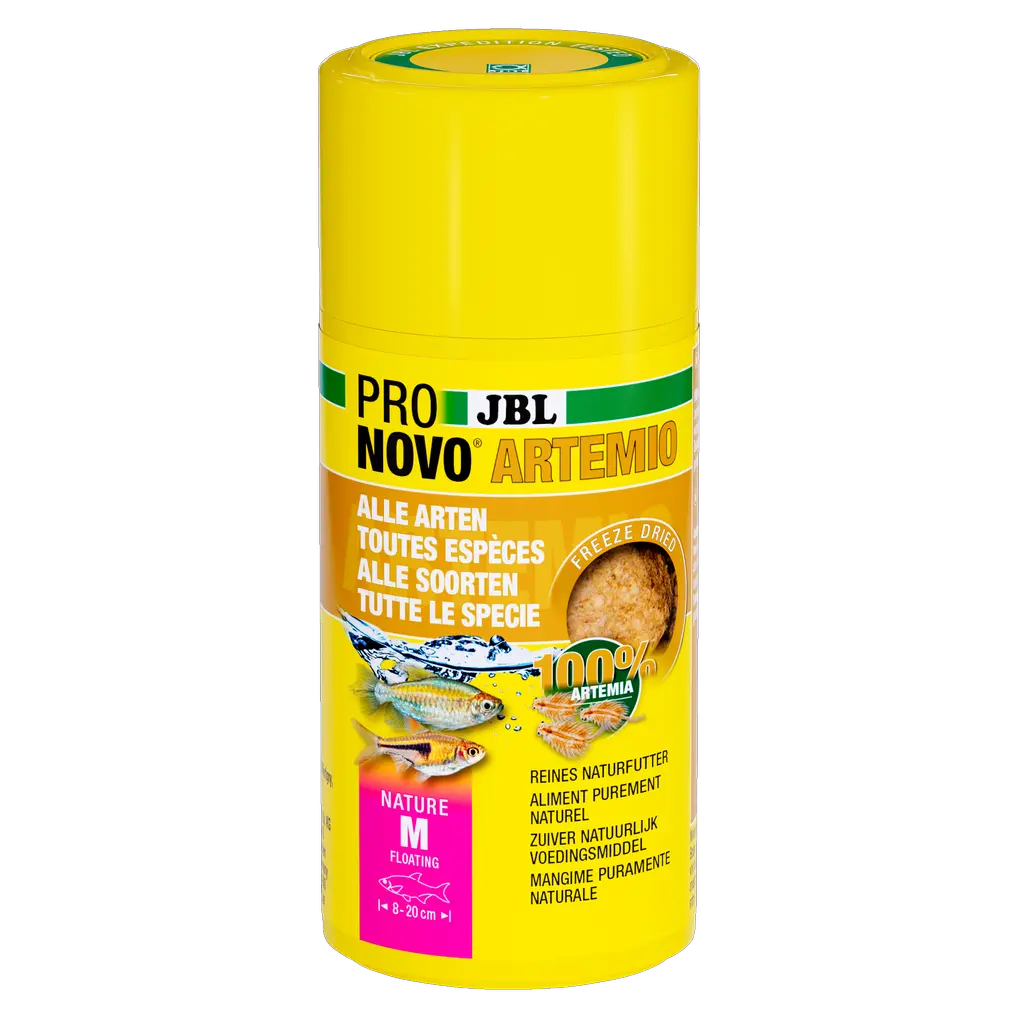 Crevettes de saline lyophilisées (Artemia) en morceaux, complément alimentaire idéal pour poissons d'ornement en bonne santé