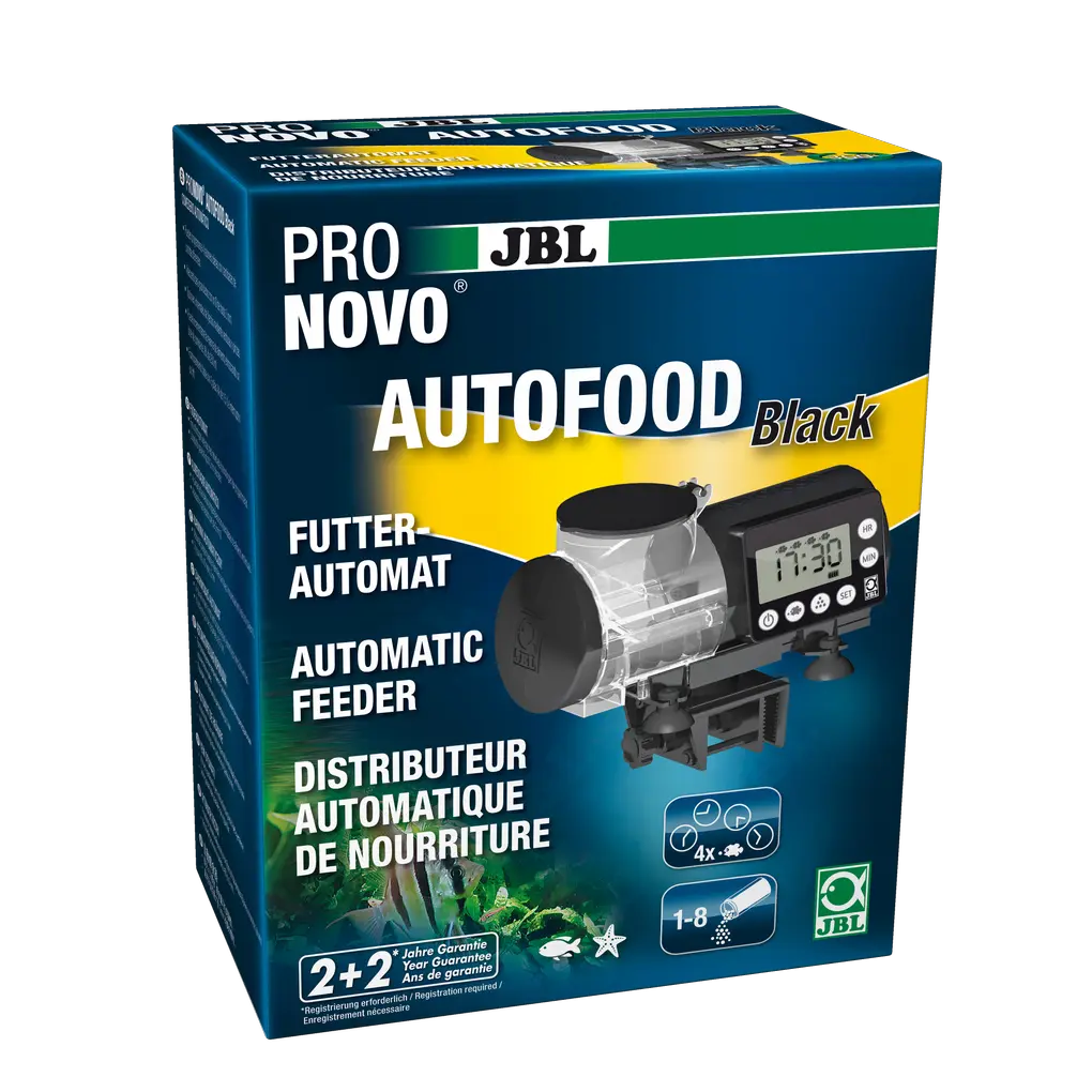 Practical automatic feeder: Automatic feeding of aquarium fish  - For all granules from 1.0 to 3.0 mm