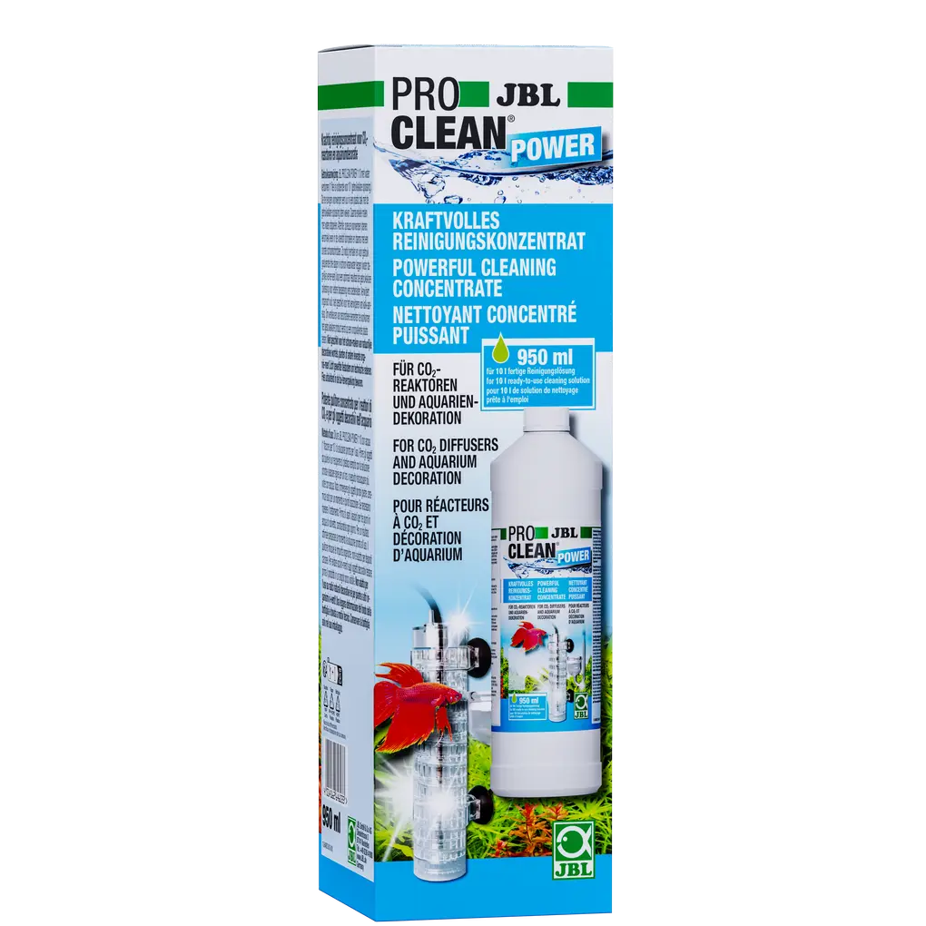 For effortless cleaning of technical equipment and decoration from algae and other organic contamination