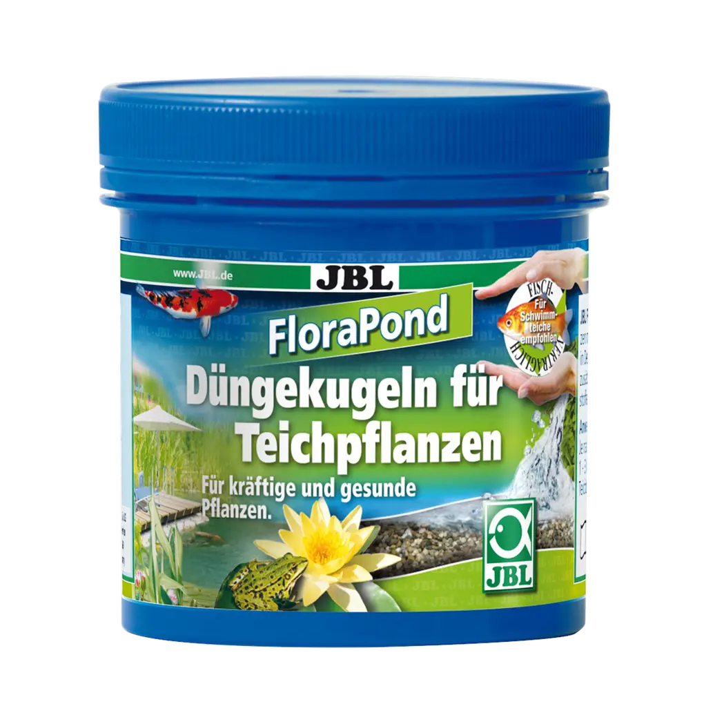 Grundversorgung der Pflanzen im Gartenteich: Ton-Düngekugeln mit Hauptnährstoffen und Spurenelementen für Seerosen und Sumpfpflanzen