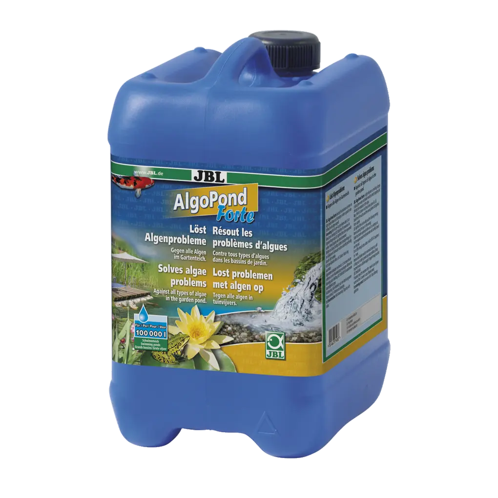 For fast and effective control of all types of algae in garden ponds