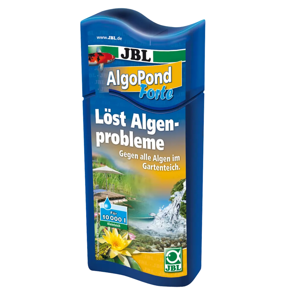 For fast and effective control of all types of algae in garden ponds