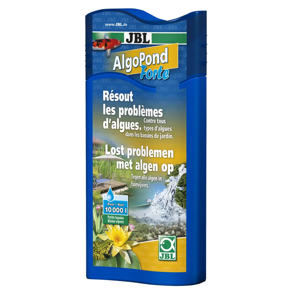 Pour lutter rapidement et efficacement contre tous les types d'algues dans les bassins de jardin