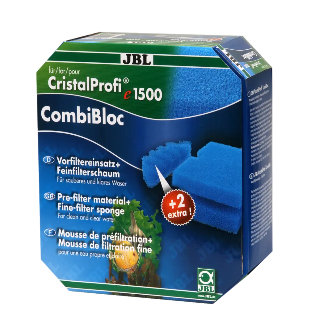 Clean and healthy water: pre-filter insert and filter foam for the top basket of the CristalProfi e filter