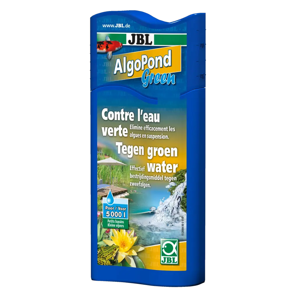Pour lutter rapidement et efficacement contre tous les types d'algues flottantes (eau verte) dans les bassins de jardin.