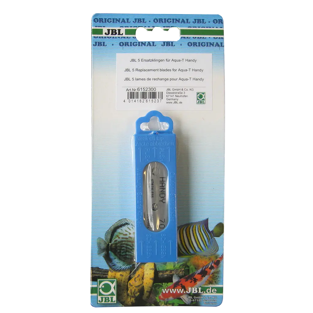 Accessori per Aqua-T Handy: 5 lame di precisione per rimuovere senza fatica i depositi ostinati dai vetri dell'acquario