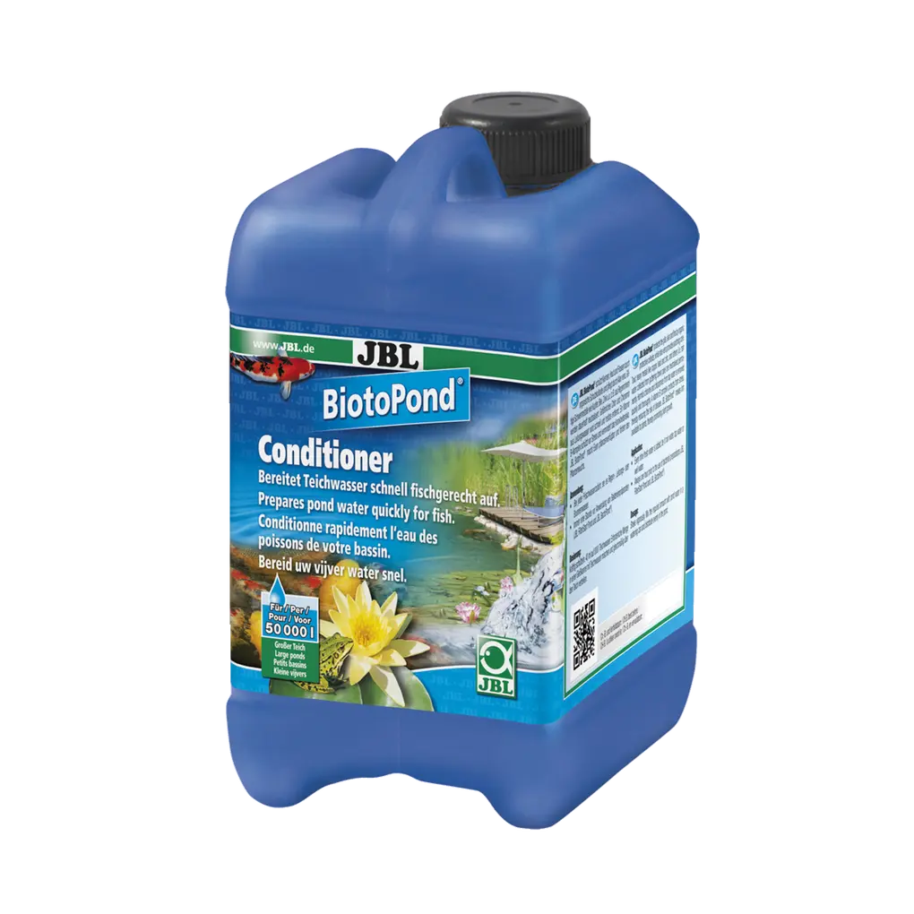 Fish-friendly pond environment: water conditioner for a healthy pond environment and protection against stress and disease