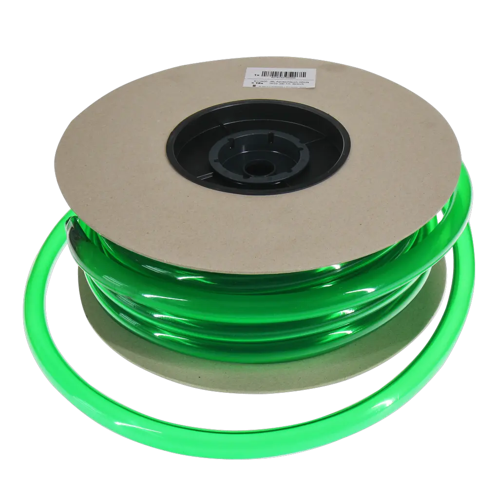 Flexible, green hose available in various diameters (4/6; 9/12; 12/16; 16/22)