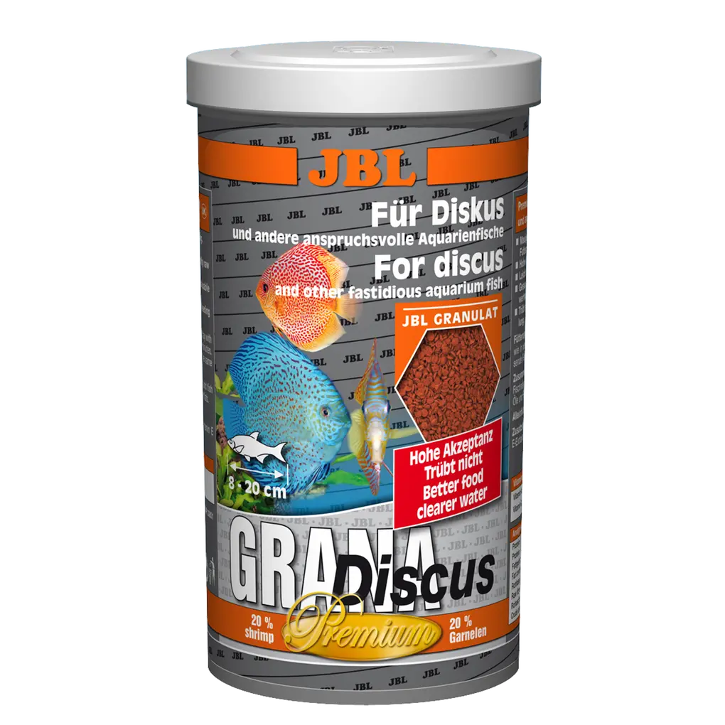 Complete nutrition, optimal growth and vibrant colours thanks to selected raw materials for demanding discus cichlids