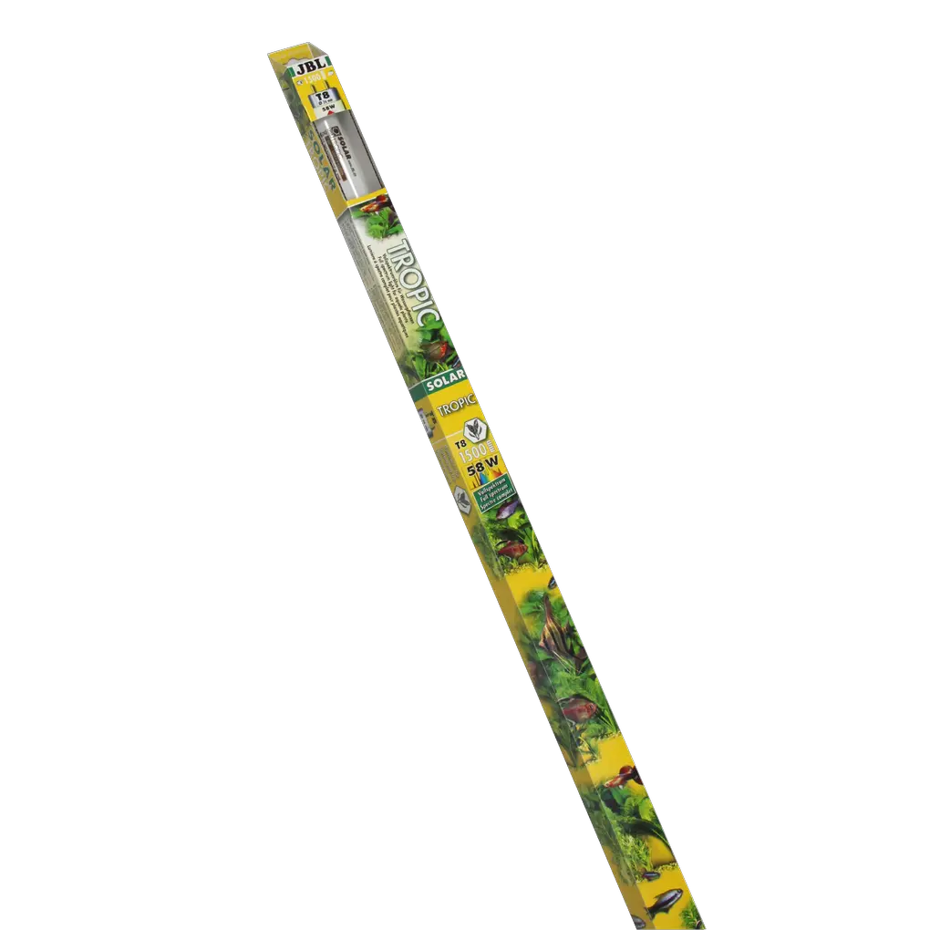 Tube fluorescent solaire avec spectre complet similaire à celui du soleil pour une croissance parfaite de toutes les plantes d'aquarium