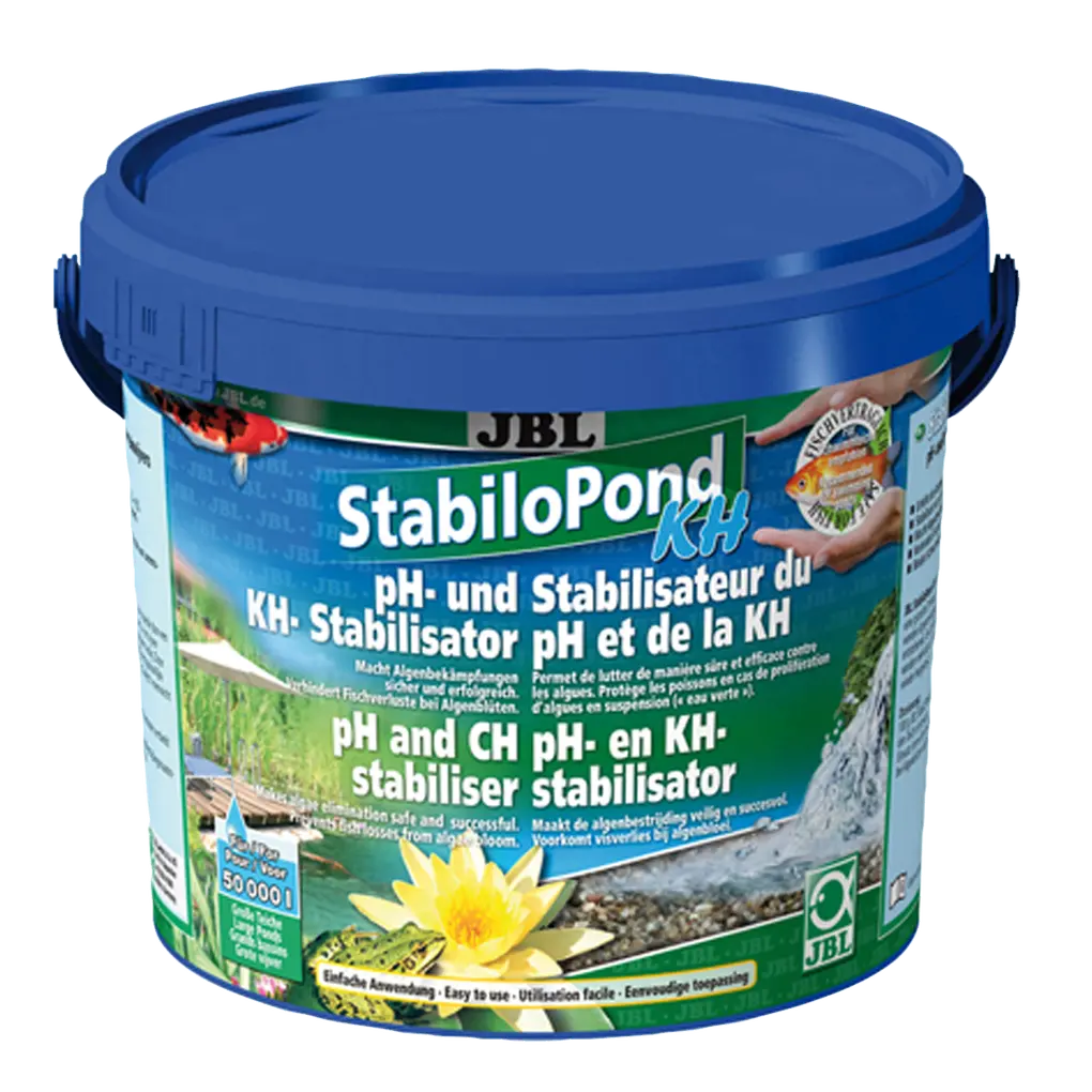 Équilibre naturel : granulés pour stabiliser le pH entre 7,5 et 8,5 afin de lutter efficacement contre les algues dans les bassins.