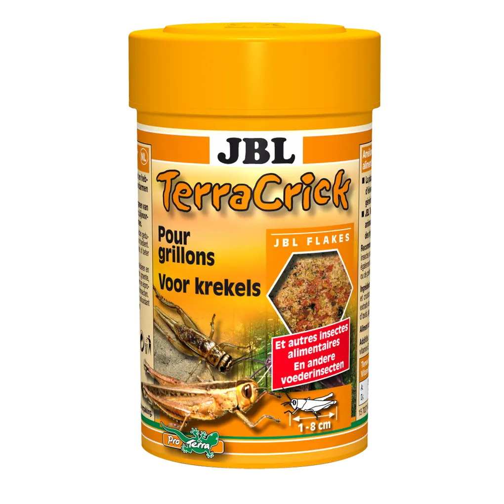 Amélioration de la valeur nutritive des insectes destinés à l'alimentation des animaux de terrarium : aliment complet pour grillons et autres insectes