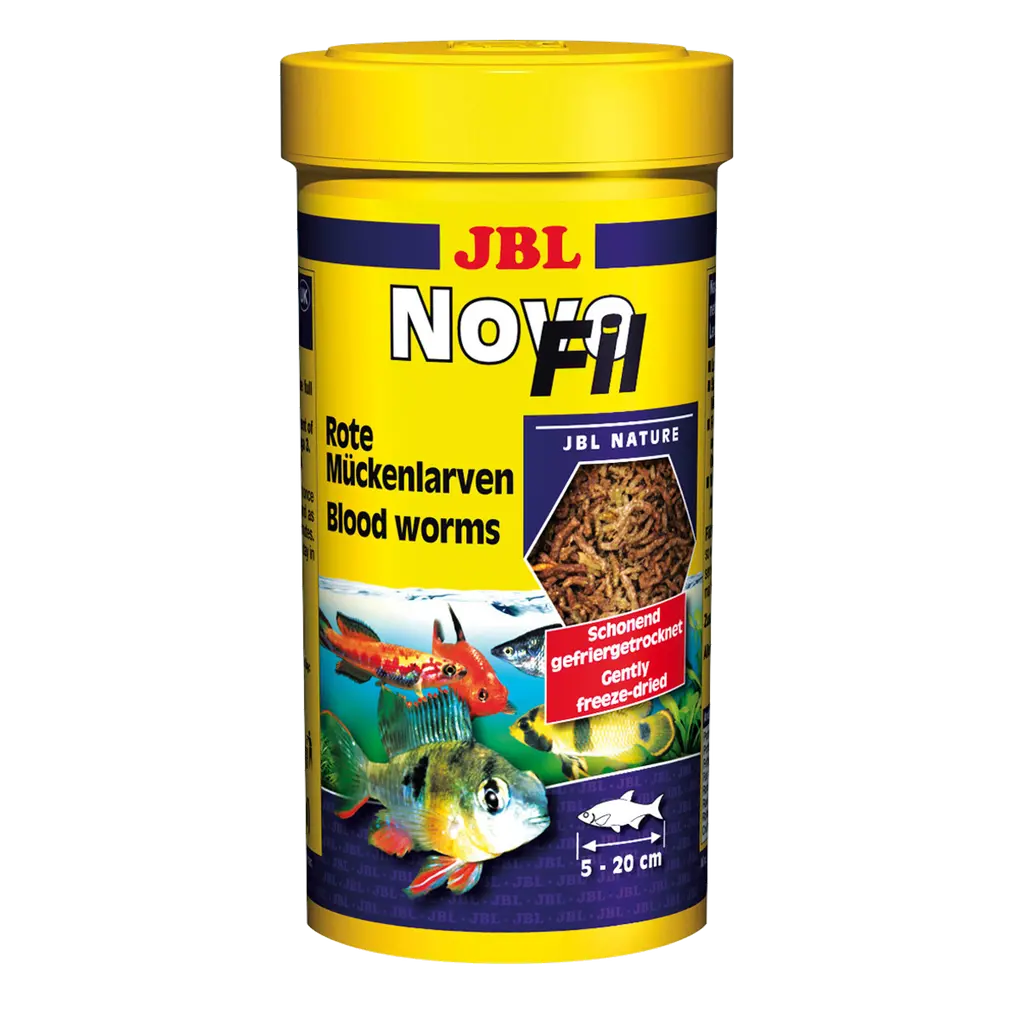 Alternative to live and frozen food: Supplementary nutrition for tropical, picky freshwater fish and turtles. Drying process preserves nutrients