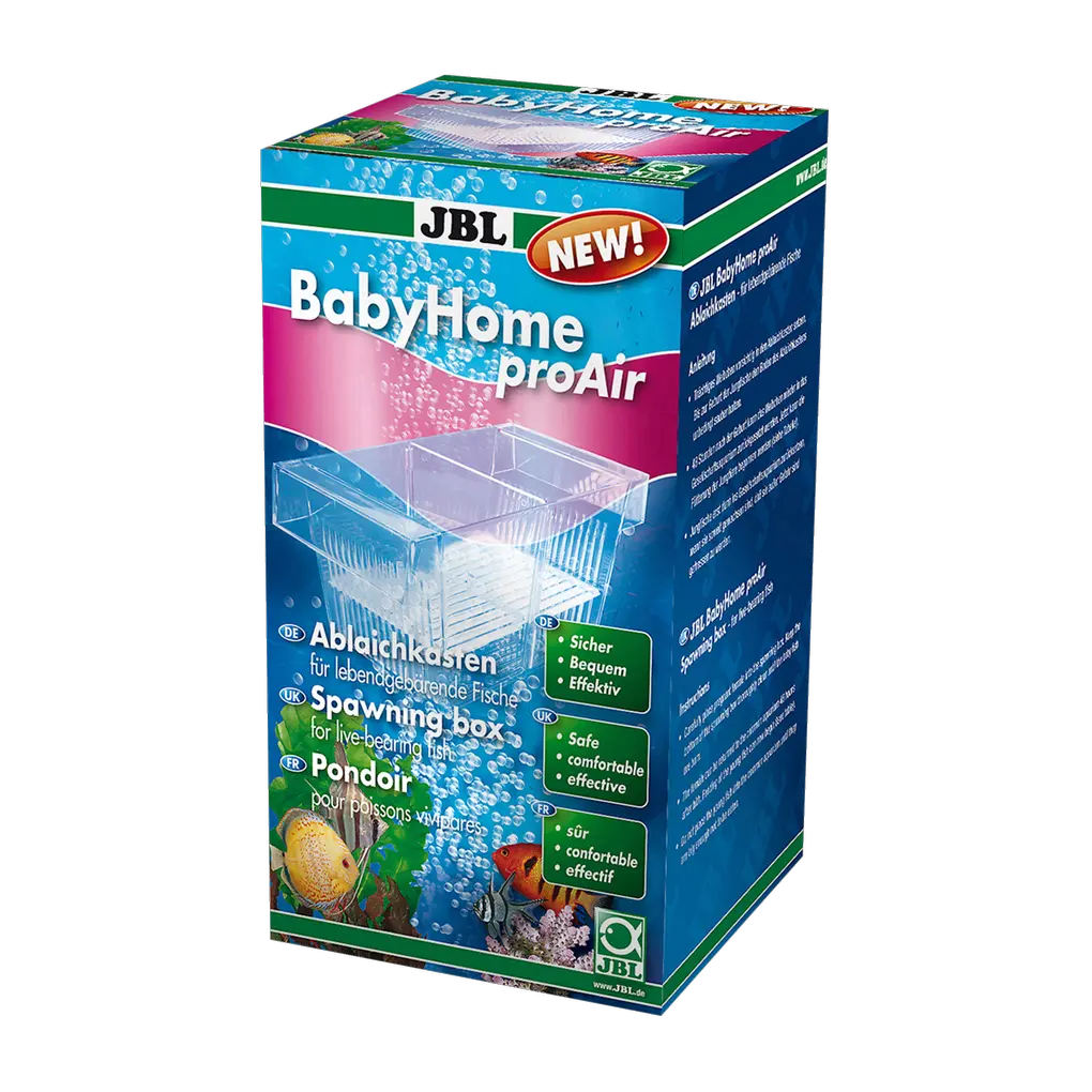 Protection from large fish: spawning box for livebearing aquarium fish; isolation tank for sick or aggressive fish