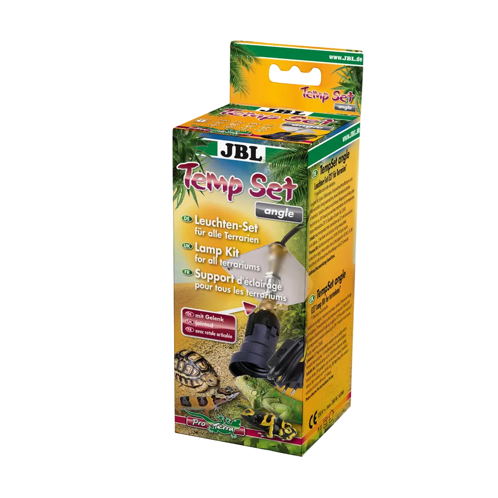 For greater safety in the terrarium: installation kit with joint for terrarium heat lamps.