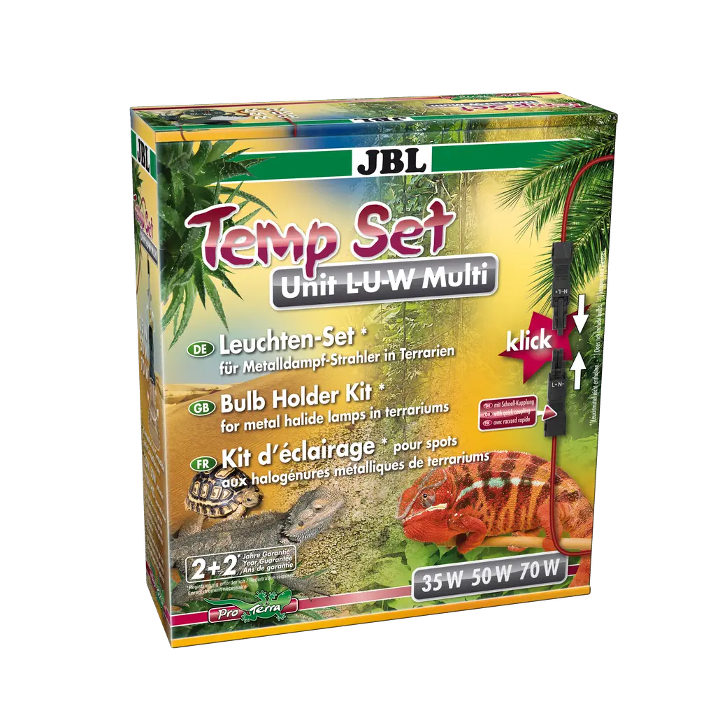 For safe operation of all metal vapour emitters: Pre-assembled installation kit with quick coupling