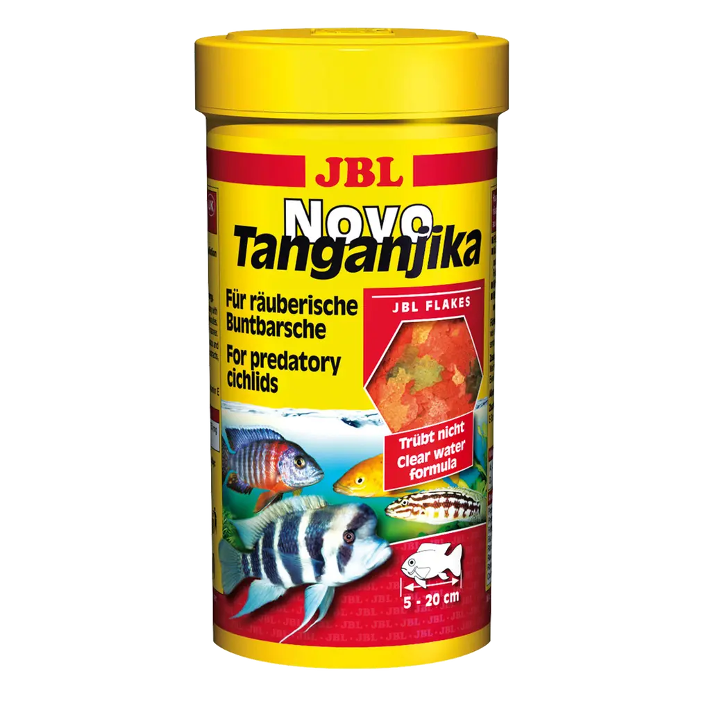 Complete nutrition, optimal growth and vibrant colours for predatory cichlids from Lake Tanganyika and Lake Malawi: carotenoids ensure beautiful colouration.