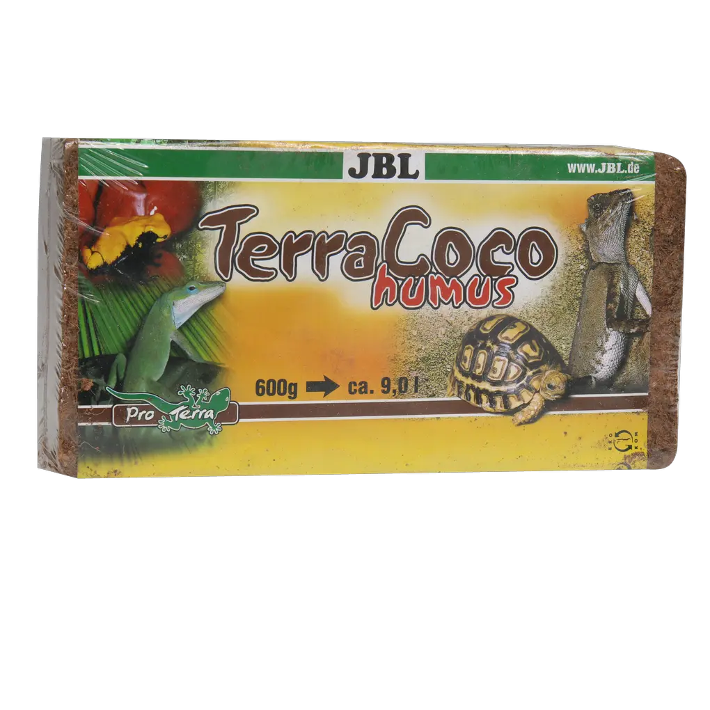 For all types of terrariums: Natural substrate made from peaty coconut humus.