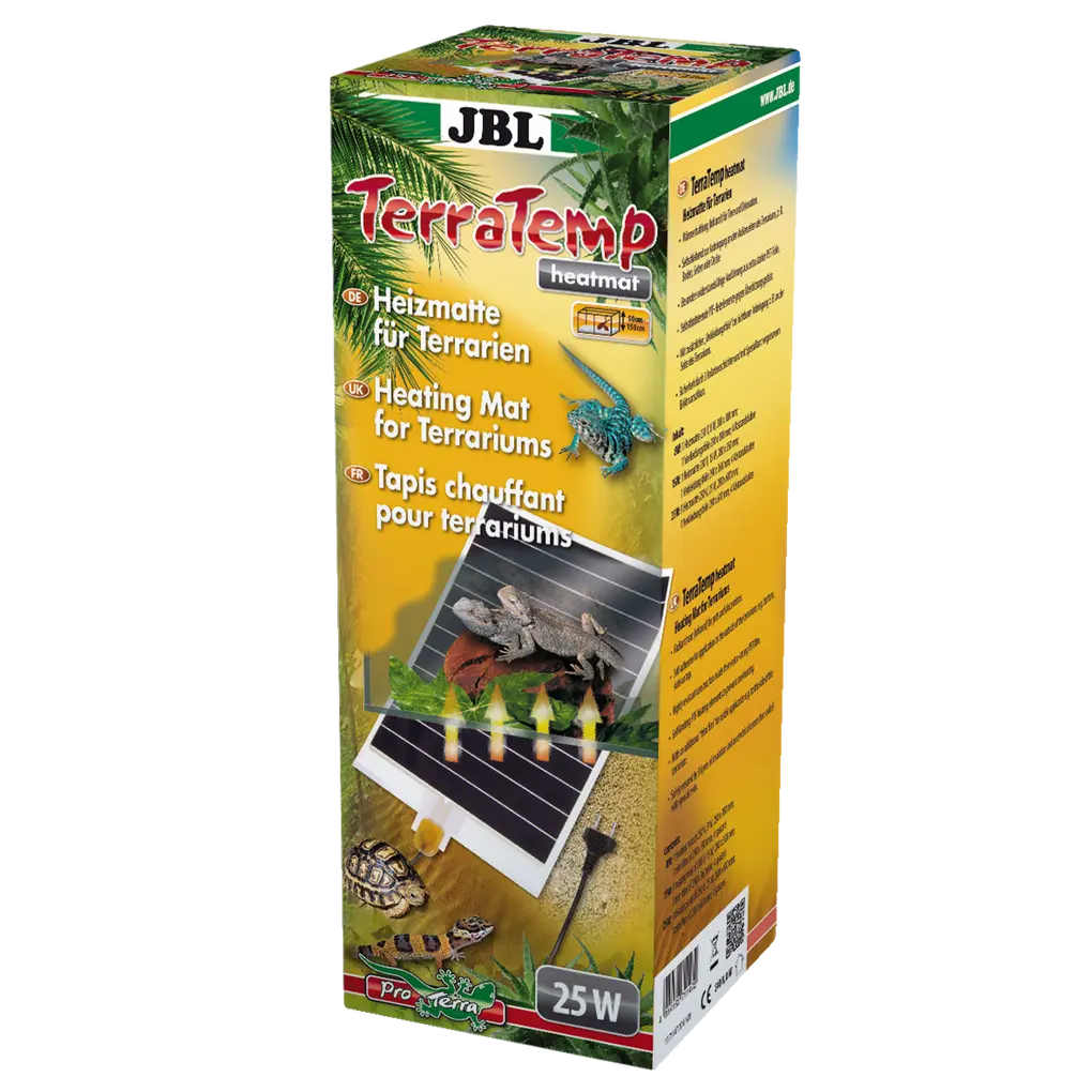 Ideal heat radiation for animals and plants: Self-adhesive infrared heating mat for terrariums