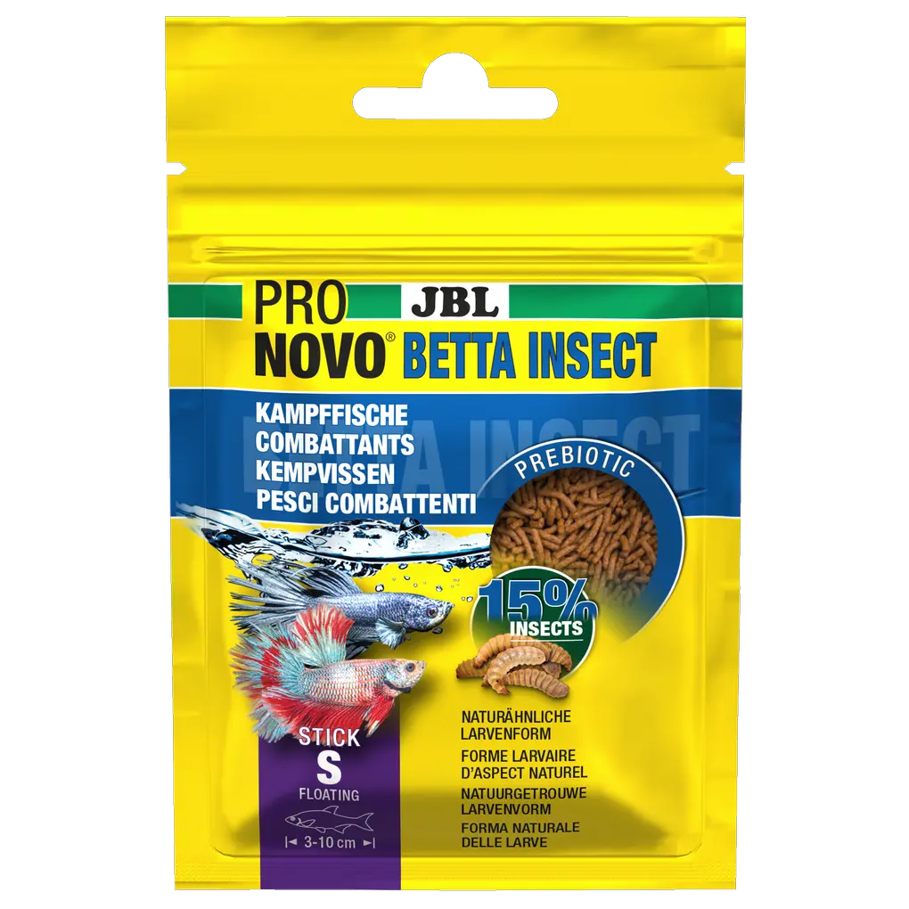 Prebiotisches & schwimmendes Aquarium Fischfutter: Spezielle Balaststoffe im Futter versorgen die positiven Darmbakterien mit Nahrung für eine gesunde Verdauung speziell bei Kampffischen