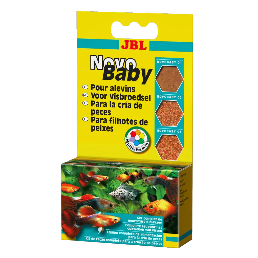 Alimentação completa e crescimento ideal: conjunto de alimentos para a criação de espécies de peixes vivíparos