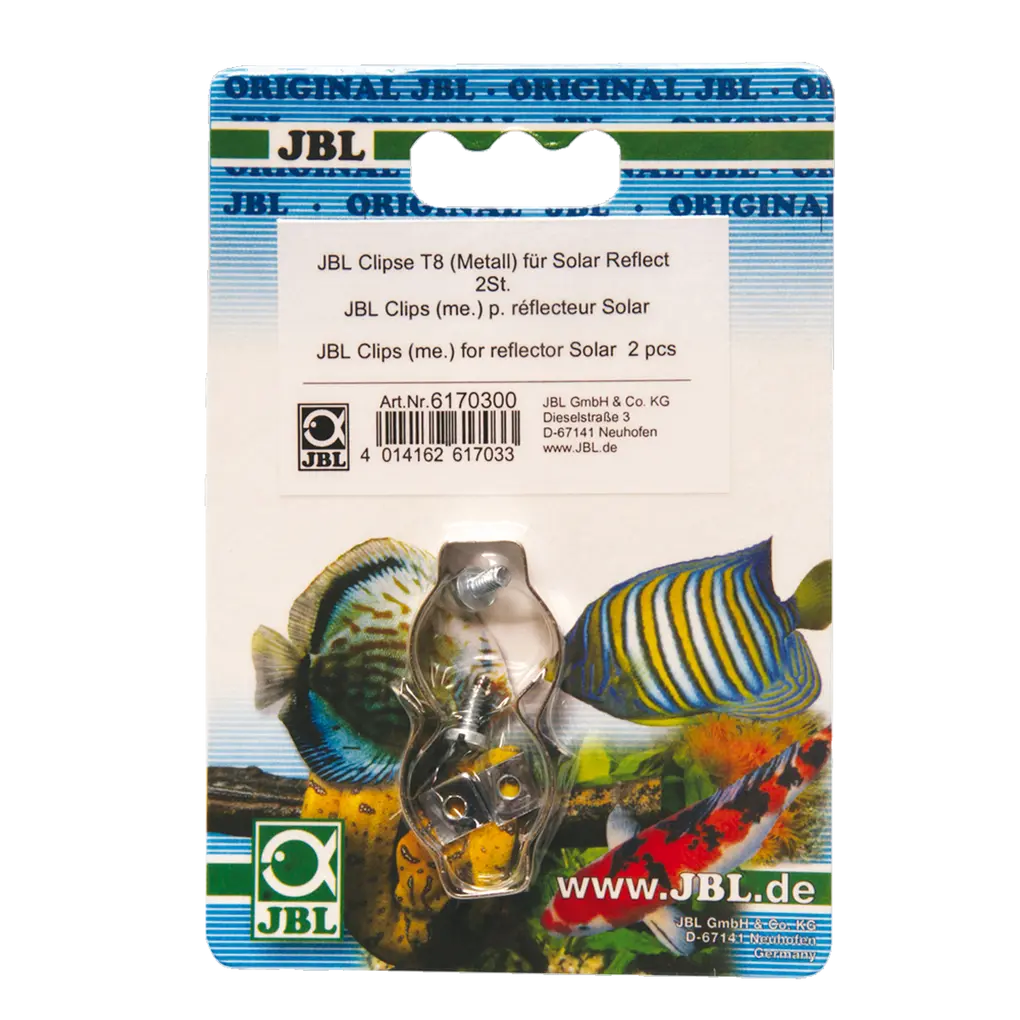 Supporti metallici per il fissaggio di tubi fluorescenti su riflettori per tubi fluorescenti per un'illuminazione ottimale dell'acquario/terrario