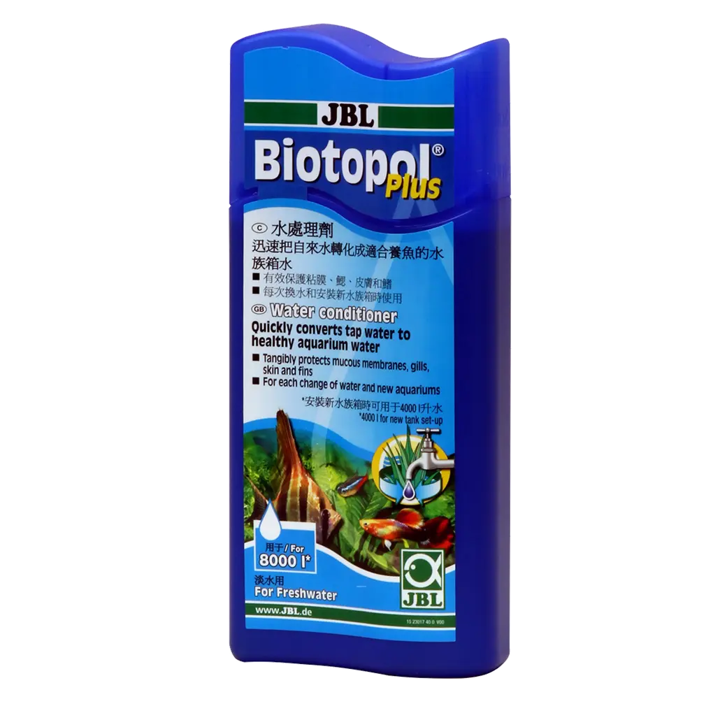 Treats tap water with high chlorine content to make it suitable for aquariums