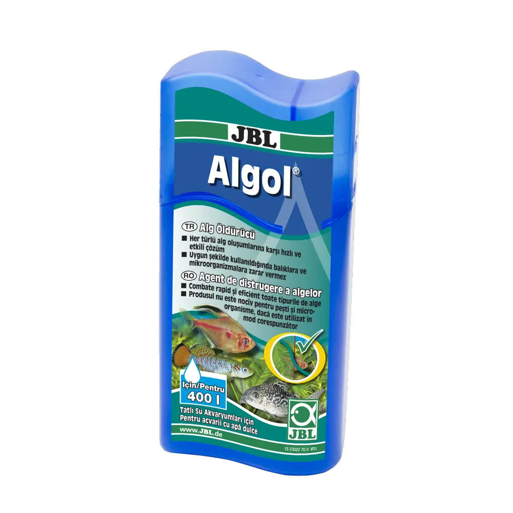 Pentru acvarii frumoase cu apă dulce: combate intens toate tipurile de alge (inclusiv apa verde = alge în suspensie)